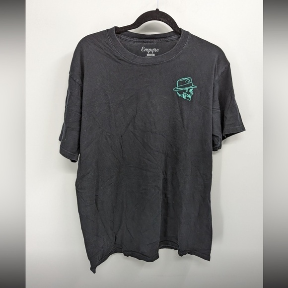 Empyre Men’s black skull graphic T  Size large - Picture 1 of 6